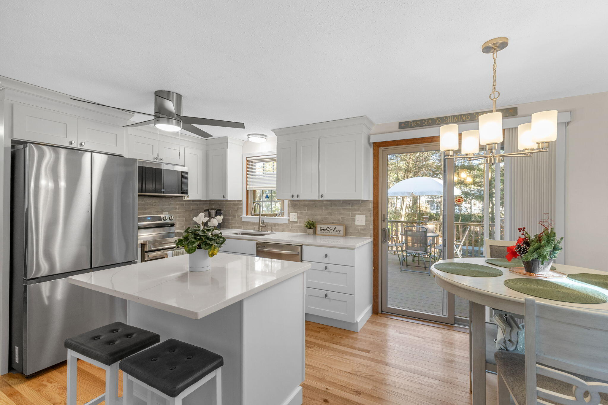 16 Bridgets Path Centerville, MA 02632 - Photo 3 of 29 kitchen to deck