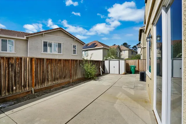a view of a building with a outdoor space