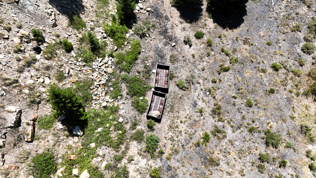 7500 Spring Canyon Road Helper, UT 84526 - Photo 53 of 83 Aerial view of a desert landscape