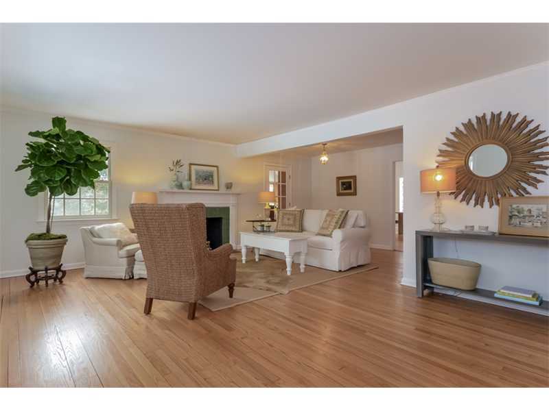 154 Middlesex Road Darien, CT 06820 - Photo 3 of 20 a living room with furniture and a fireplace