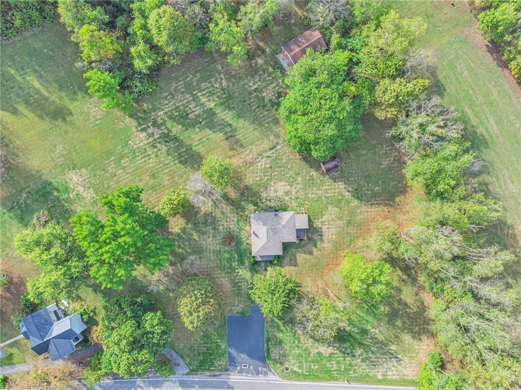 136 Kelley Road Industry, PA 15052 - Photo 27 of 35 an aerial view of residential house with outdoor space and trees all around