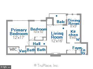 8369 Montgomery Run Road, Unit J Ellicott City, MD 21043 - Photo 40 of 40 FLOOR PLAN - MAIN LEVEL LIVING