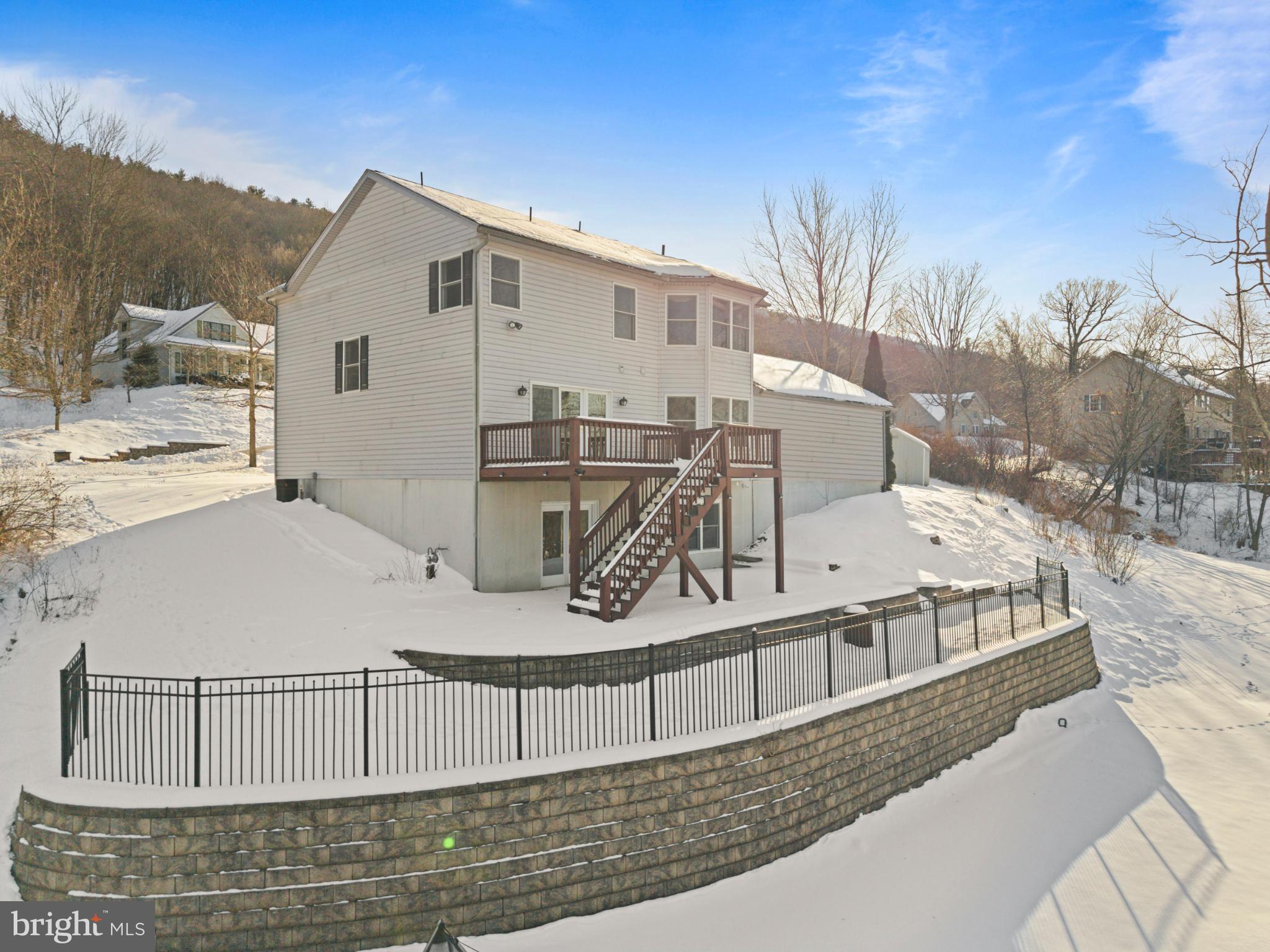 229 Cochise Trail Lock Haven, PA 17745 - Photo 4 of 48 229 Cochise Trail - Rear view from lower elevation