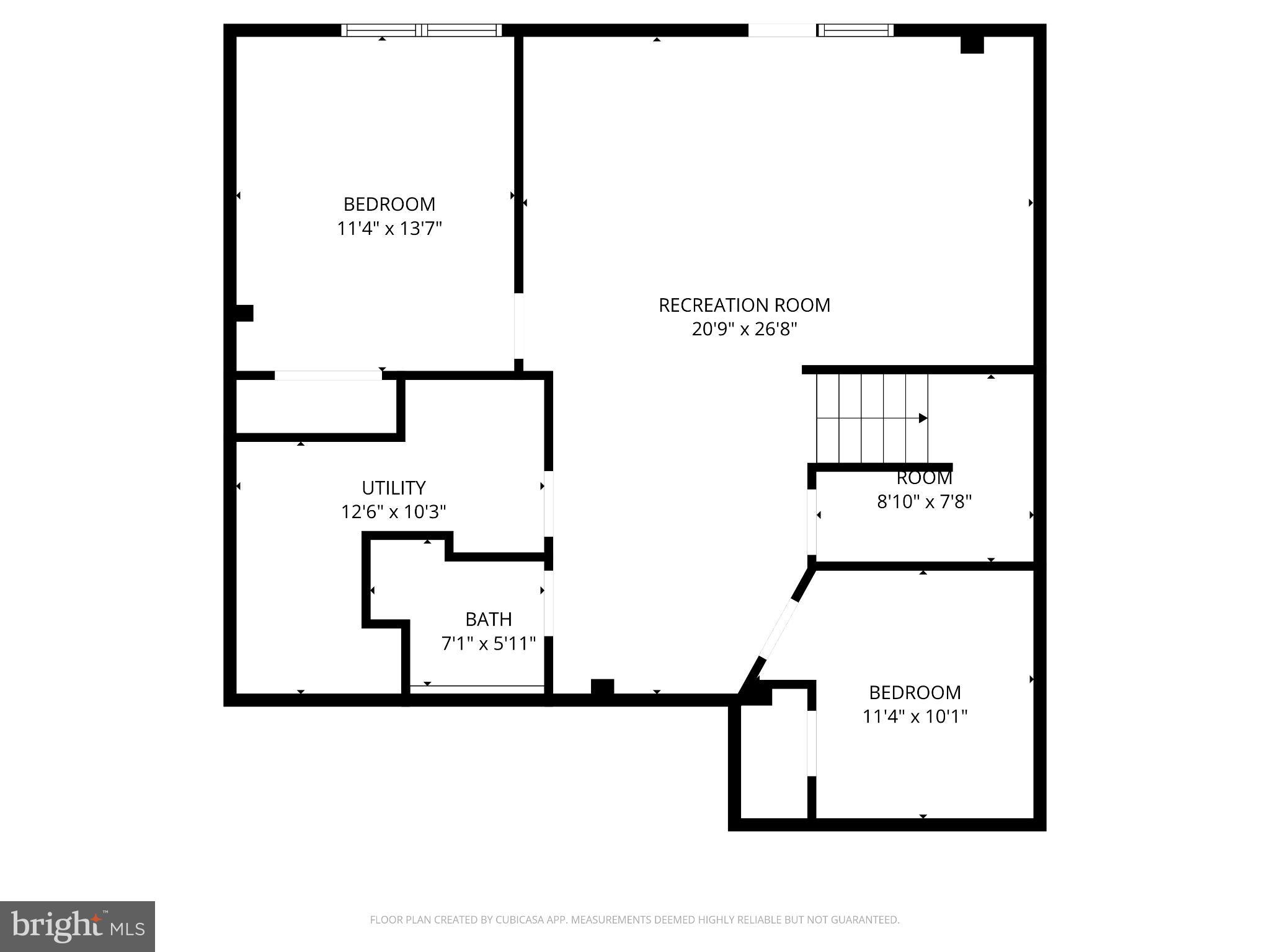 229 Cochise Trail Lock Haven, PA 17745 - Photo 48 of 48 Lower Level Floor Plan - Measurements Approximate