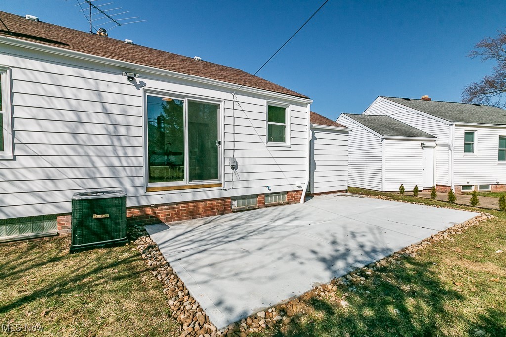 5128 Bridgewater Road Cleveland, OH 44124 - Photo 2 of 36 New extra large concrete patio lined and new Central A/C