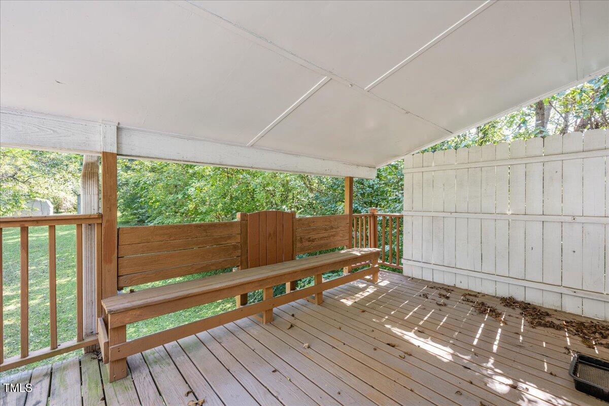 205 Spring Street Durham, NC 27703 - Photo 21 of 25 Upstairs in-law suite covered deck