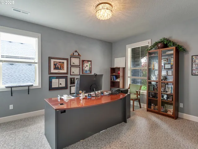 a room with furniture and window