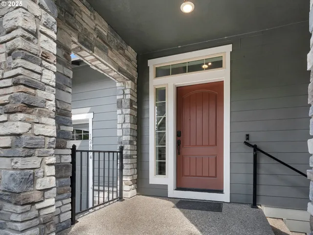 a view of front door