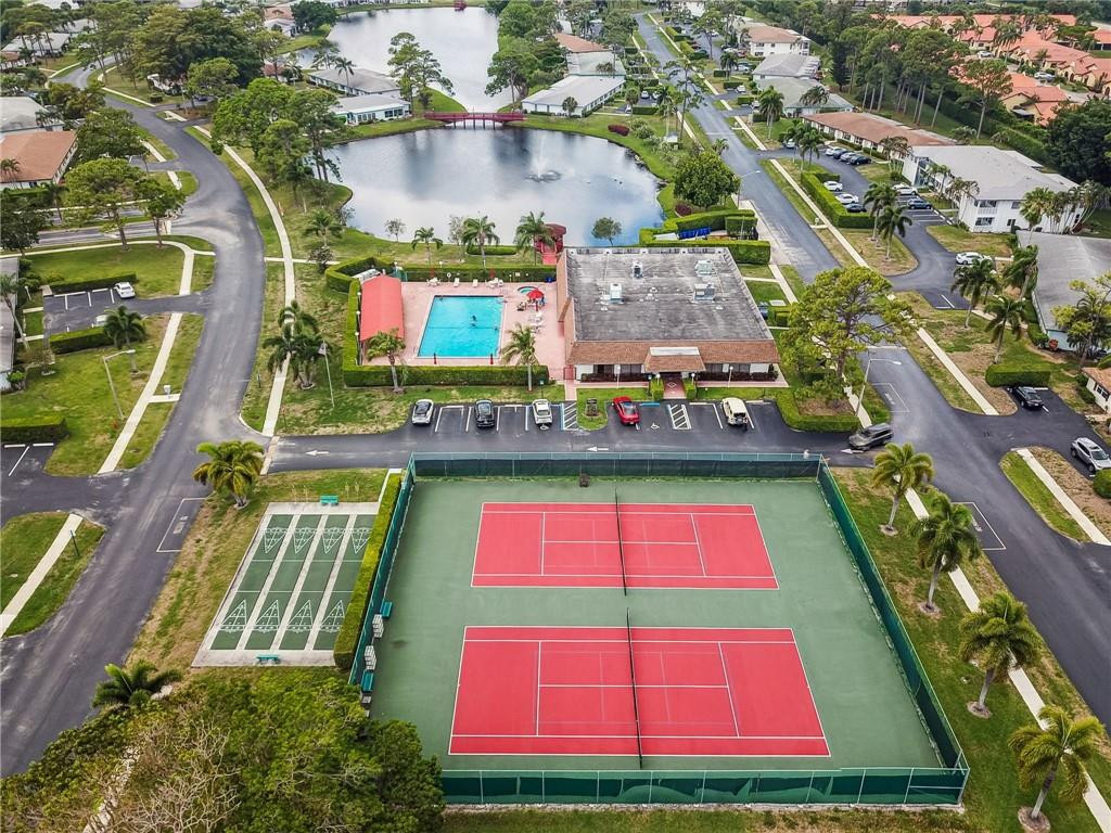 5348 Privet Place, Unit D Delray Beach, FL 33484 - Photo 57 of 60 an aerial view of swimming pool