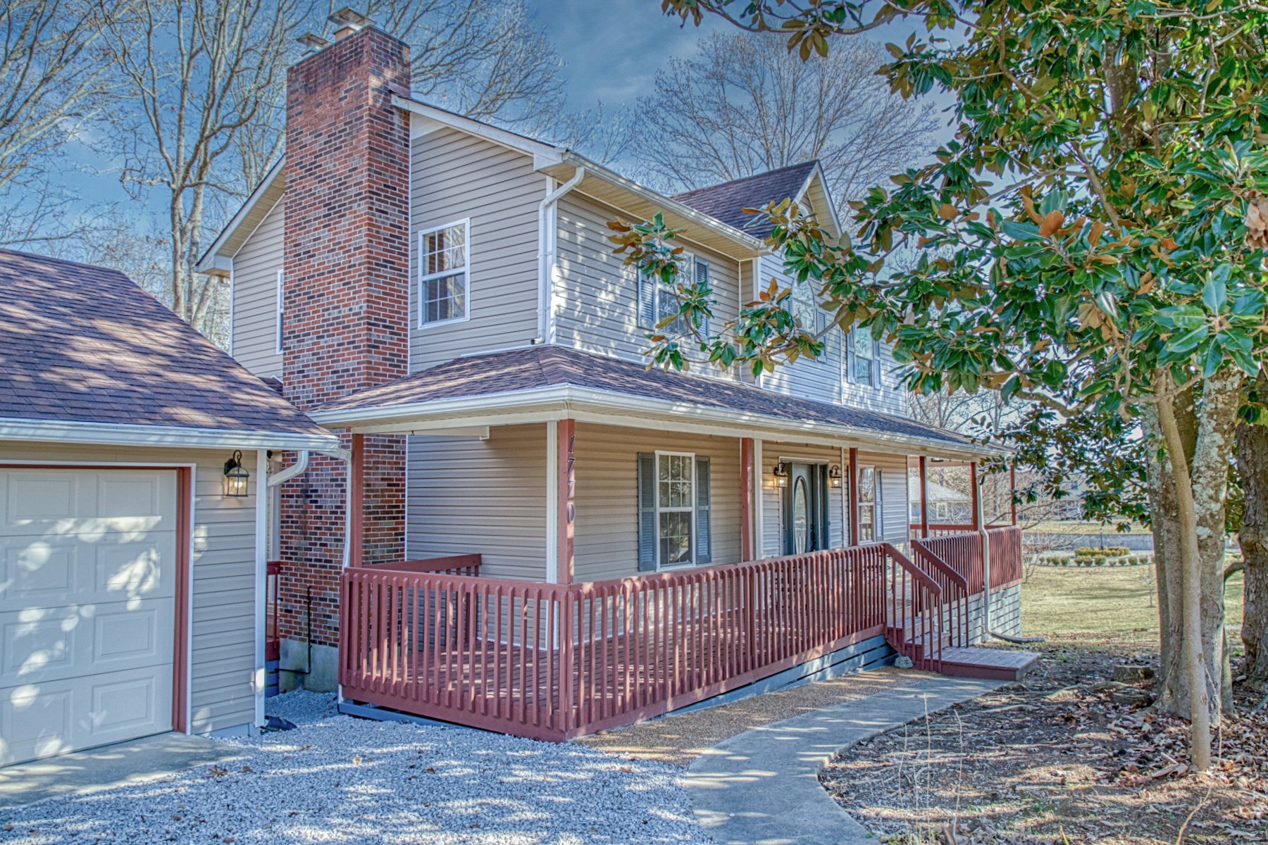 1770 Post Oak Road Cookeville, TN 38506 - Photo 35 of 39 FRONT VIEW OF HOME. 2 CAR MAIN LEVEL GARAGE. CORNER LOT