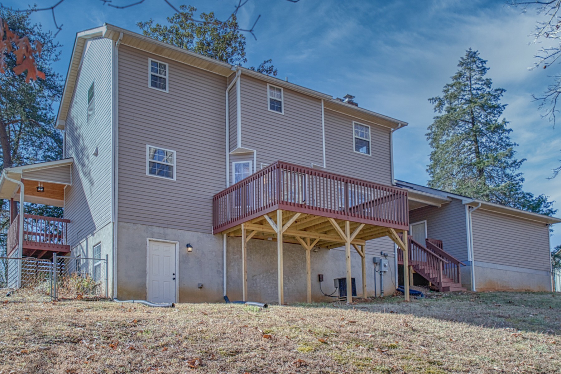 1770 Post Oak Road Cookeville, TN 38506 - Photo 37 of 39 BACK VIEW OF HOME. FENCED BACK YARD