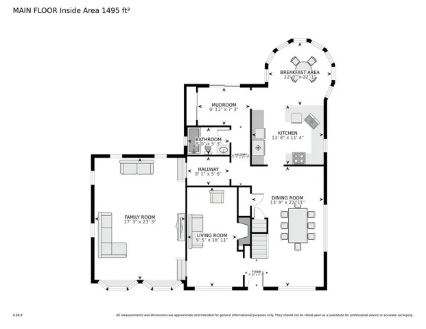 a picture of a floor plan