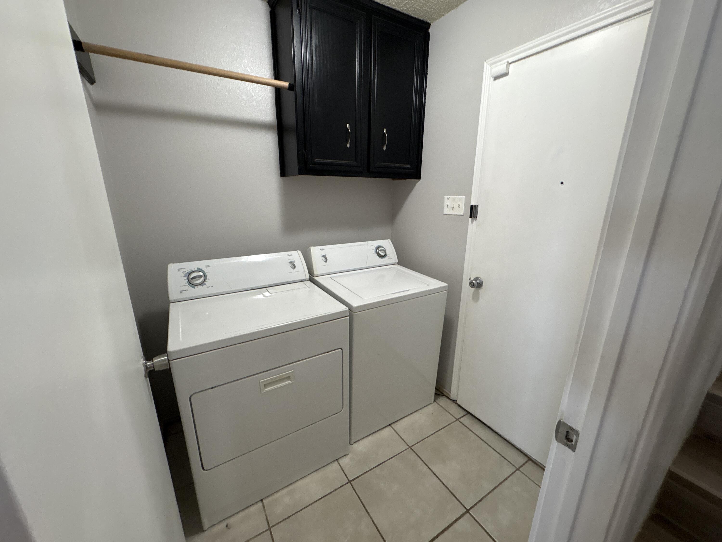 3421 Hyden Avenue Lubbock, TX 79407 - Photo 8 of 18 a utility room with dryer and washer