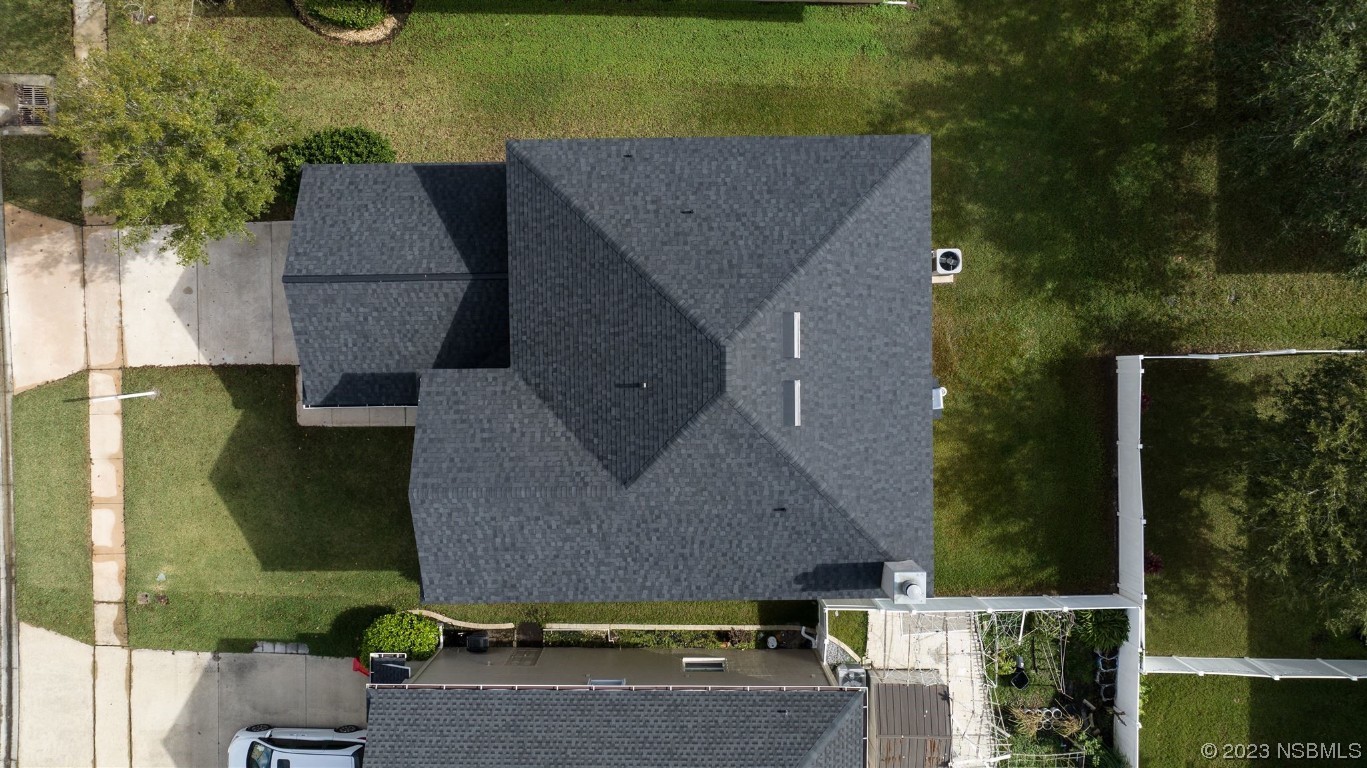 1922 Cove Point Road Port Orange, FL 32128 - Photo 53 of 54 an aerial view of a house with garden space and street view