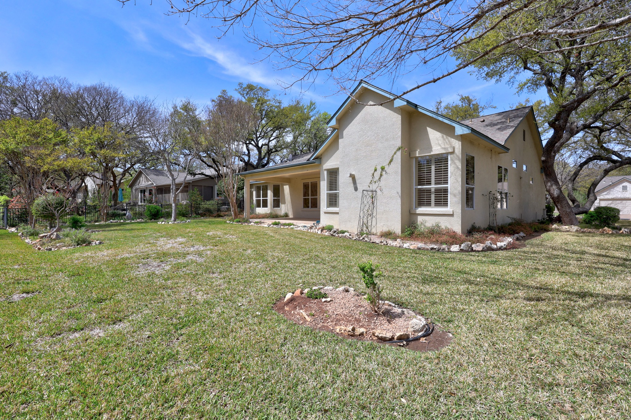 170 Dan Moody Trail Georgetown, TX 78633 - Photo 24 of 30 a front view of house with yard and trees