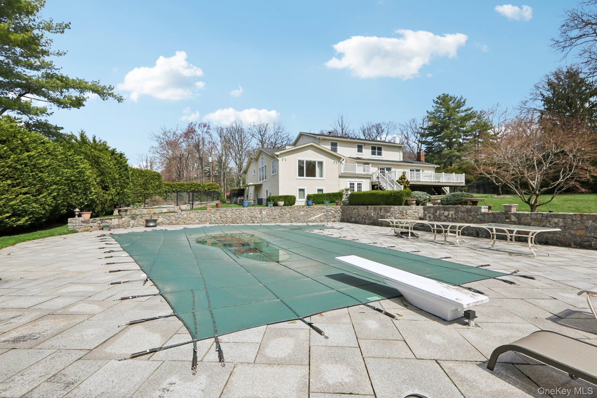 17 Rolling Ridge Road New City, NY 10956 - Photo 44 of 50 Heated salt water pool with rough marble surround