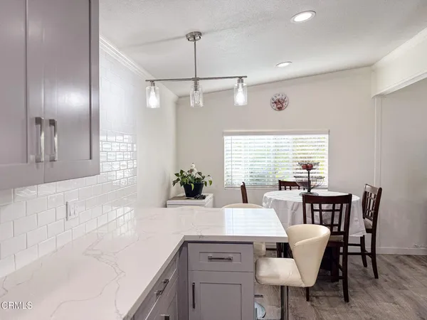 a view of a kitchen area