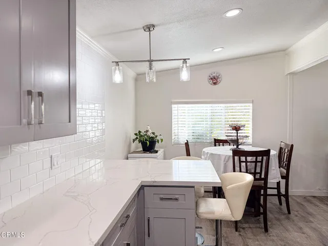 a view of a kitchen area