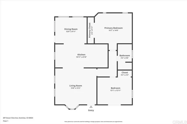 $2,300,000 | 697 Ocean View Avenue, Encinitas, CA 92024