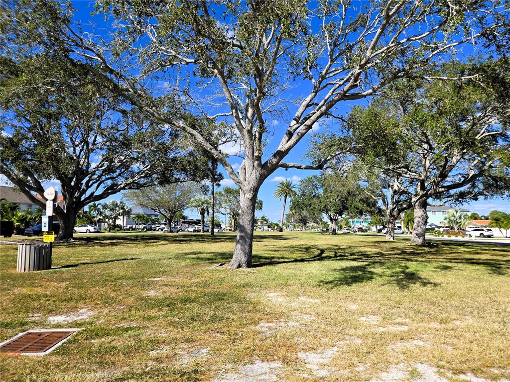 530 Lillian Drive Madeira Beach, FL 33708 - Photo 49 of 56 a view of a yard with swimming pool