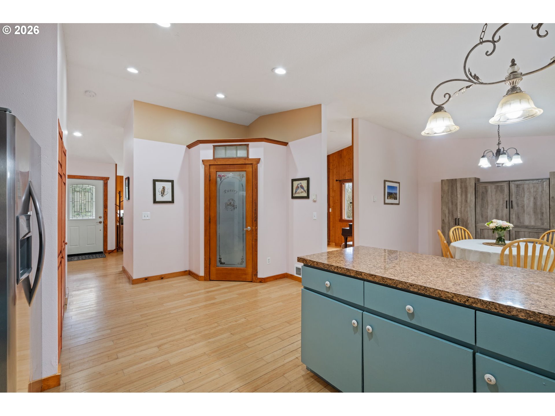 38220 Northeast Sunset Falls Road Yacolt, WA 98675 - Photo 14 of 40 a view of a kitchen with a sink stainless steel appliances and cabinets