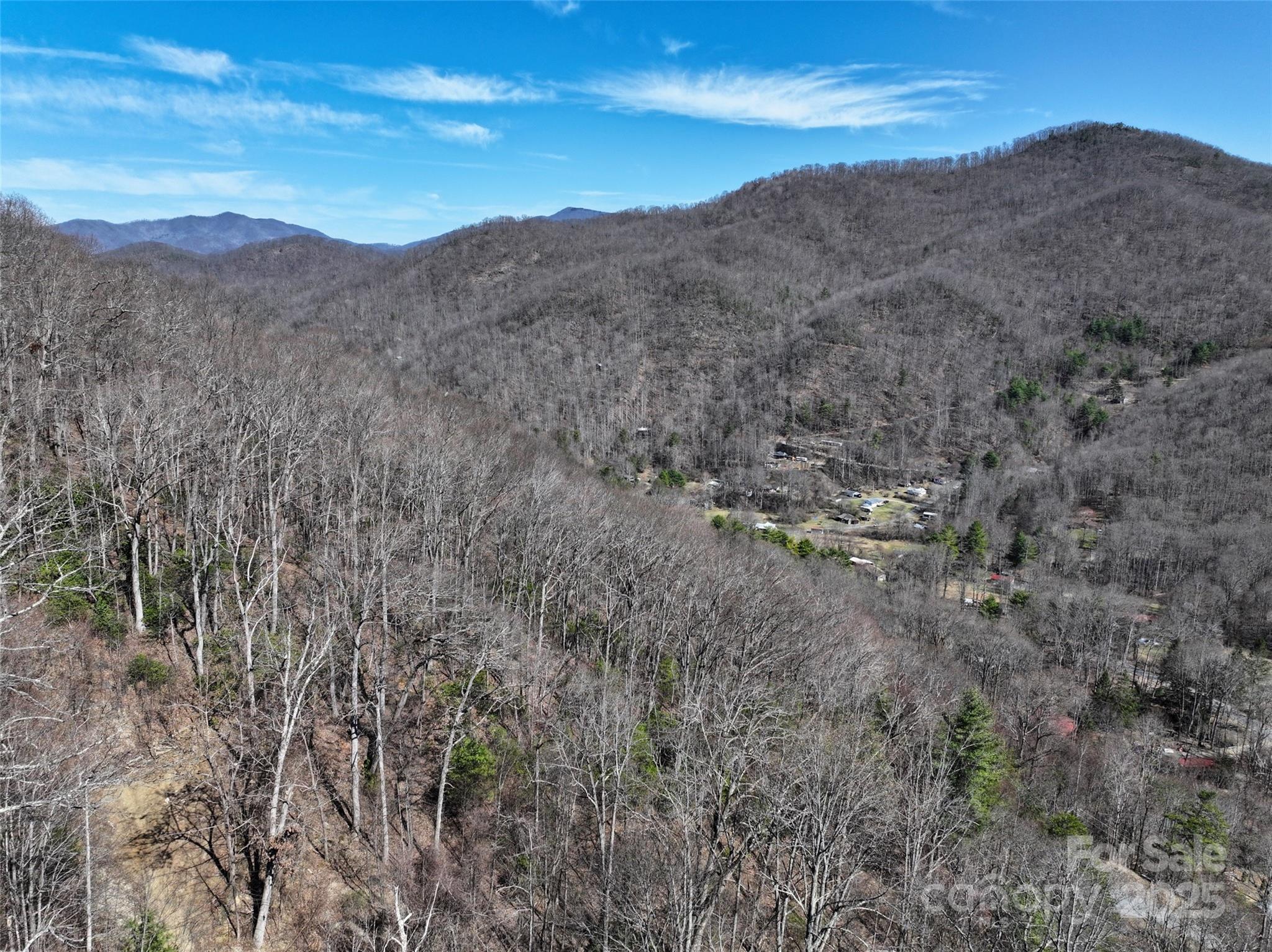 99999 Green Ridge Falls Road, Unit 17 Barnardsville, NC 28709 - Photo 11 of 21 a view of a dry field with mountains in the background