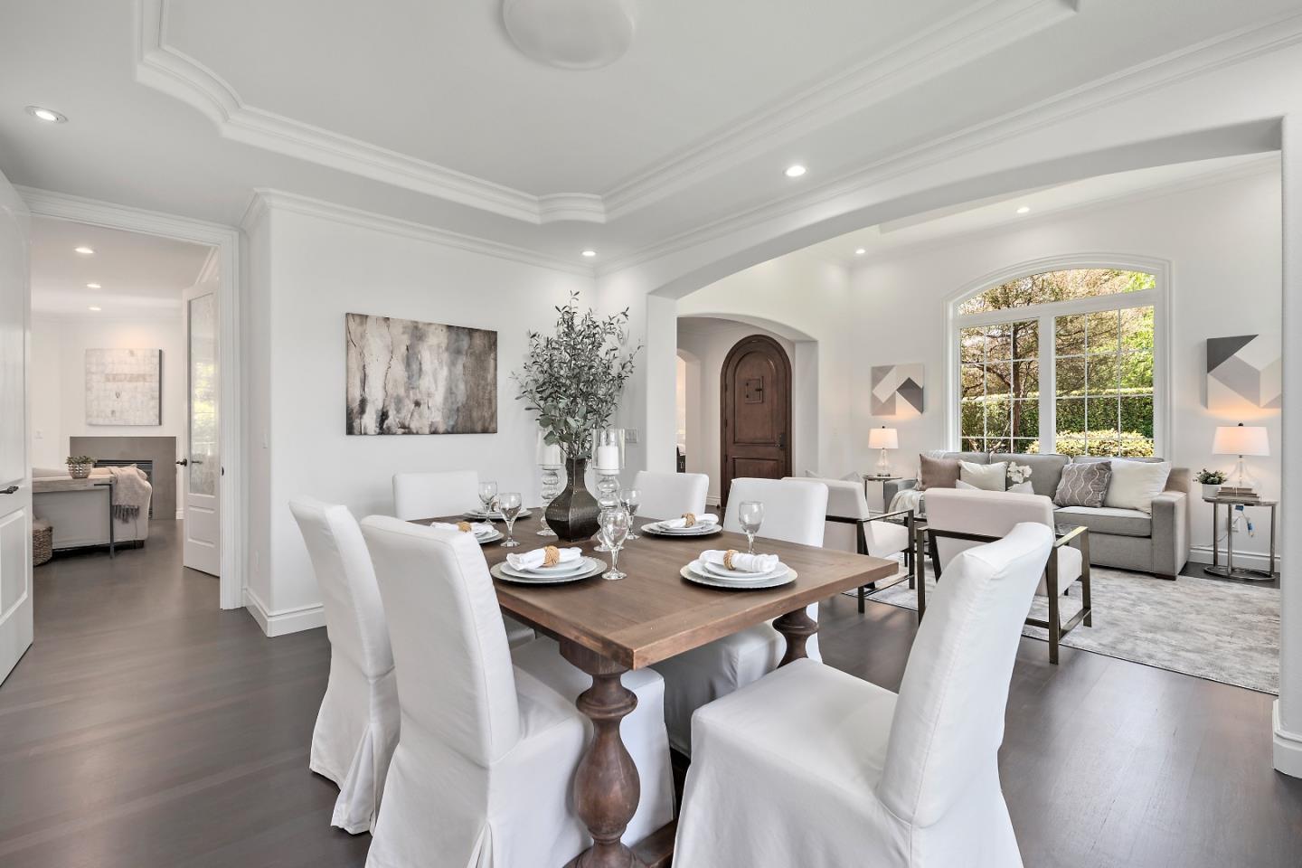 151 Giffin Road Los Altos, CA 94022 - Photo 10 of 44 a view of a dining room with furniture and wooden floor