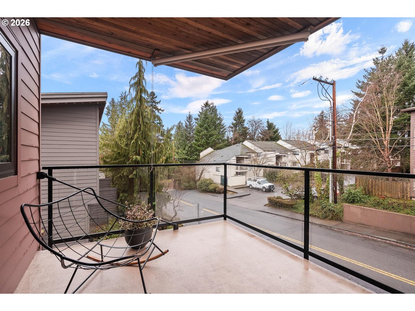 7910 Southwest 31st Avenue, Unit 203 Portland, OR 97219 - Photo 14 of 27 a view of a balcony