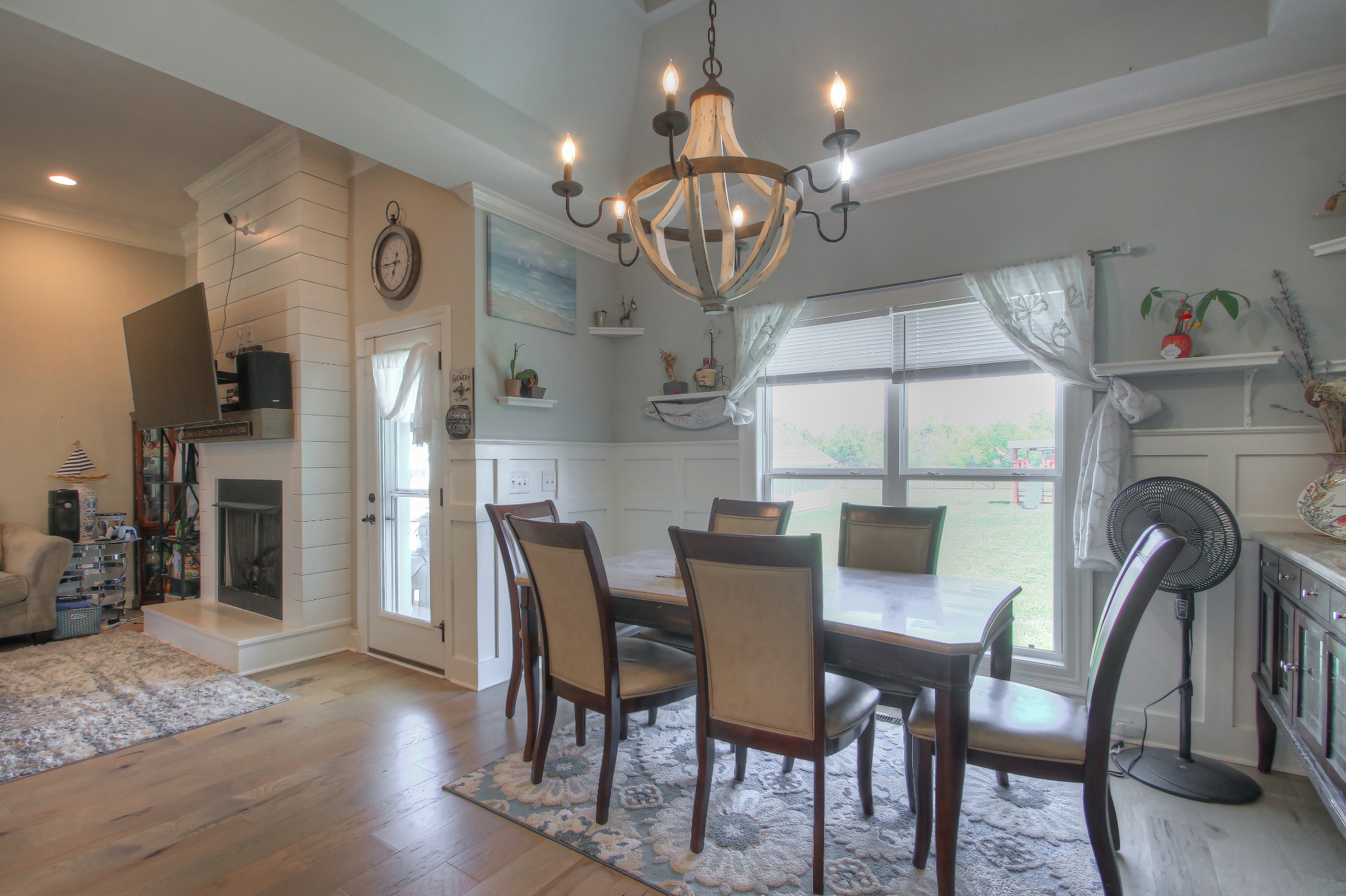 121 Flat Woods Road Lebanon, TN 37090 - Photo 9 of 39 a view of a dining room with furniture window and wooden floor