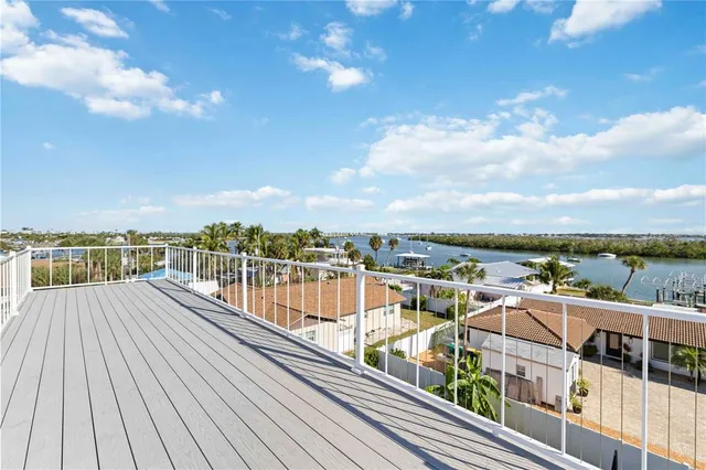 a view of balcony with city view