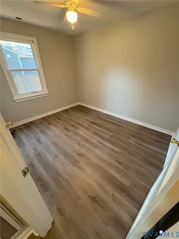 wooden floor in an empty room