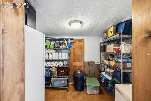 a room with storage and utility