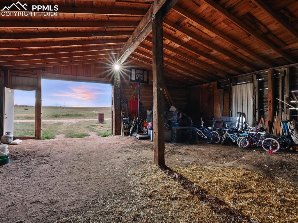 6615 Mulberry Road Calhan, CO 80808 - Photo 39 of 47 a view of a bike garage