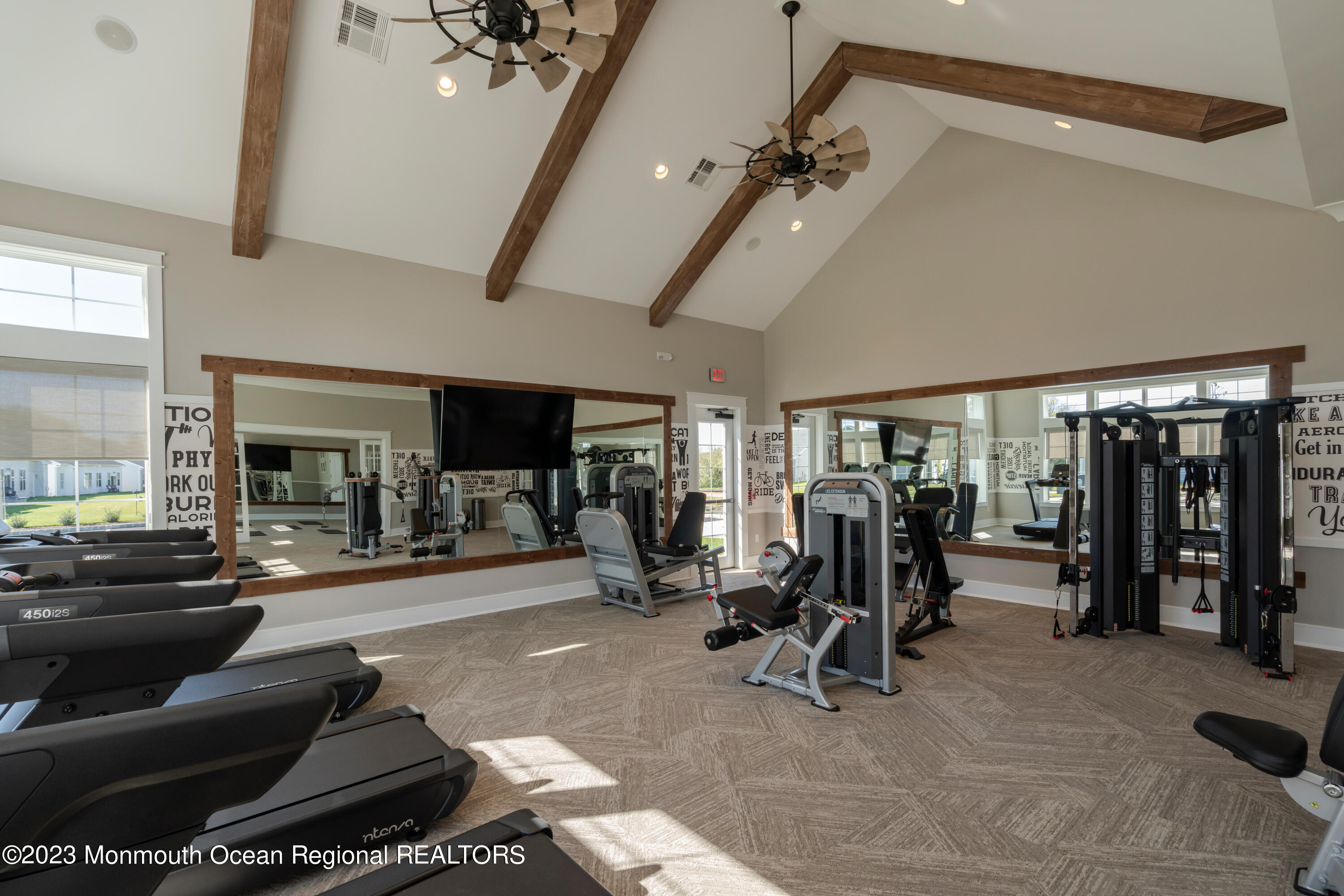 23 Gulfstream Road New Egypt, NJ 08533 - Photo 21 of 34 a view of a room with gym equipment
