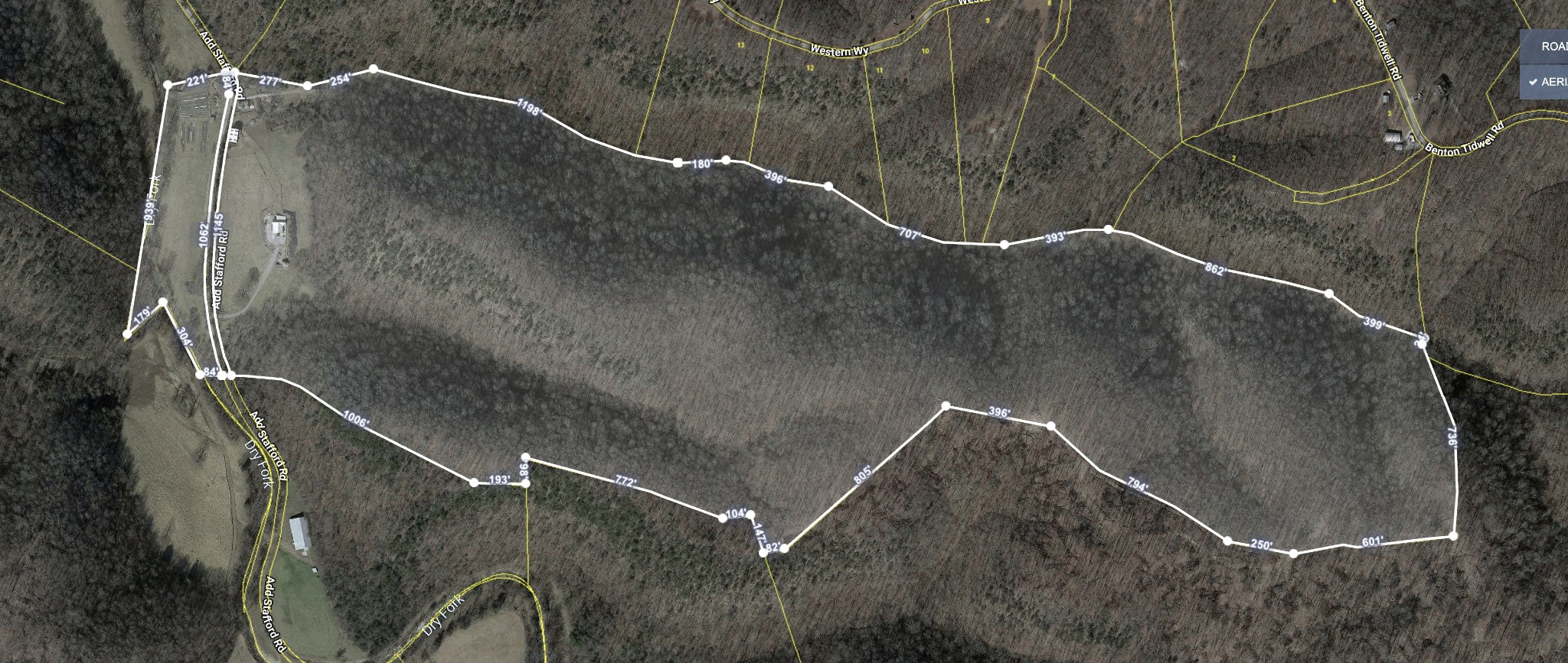 2087 Add Stafford Road Hilham, TN 38568 - Photo 43 of 43 a view of a room with a street