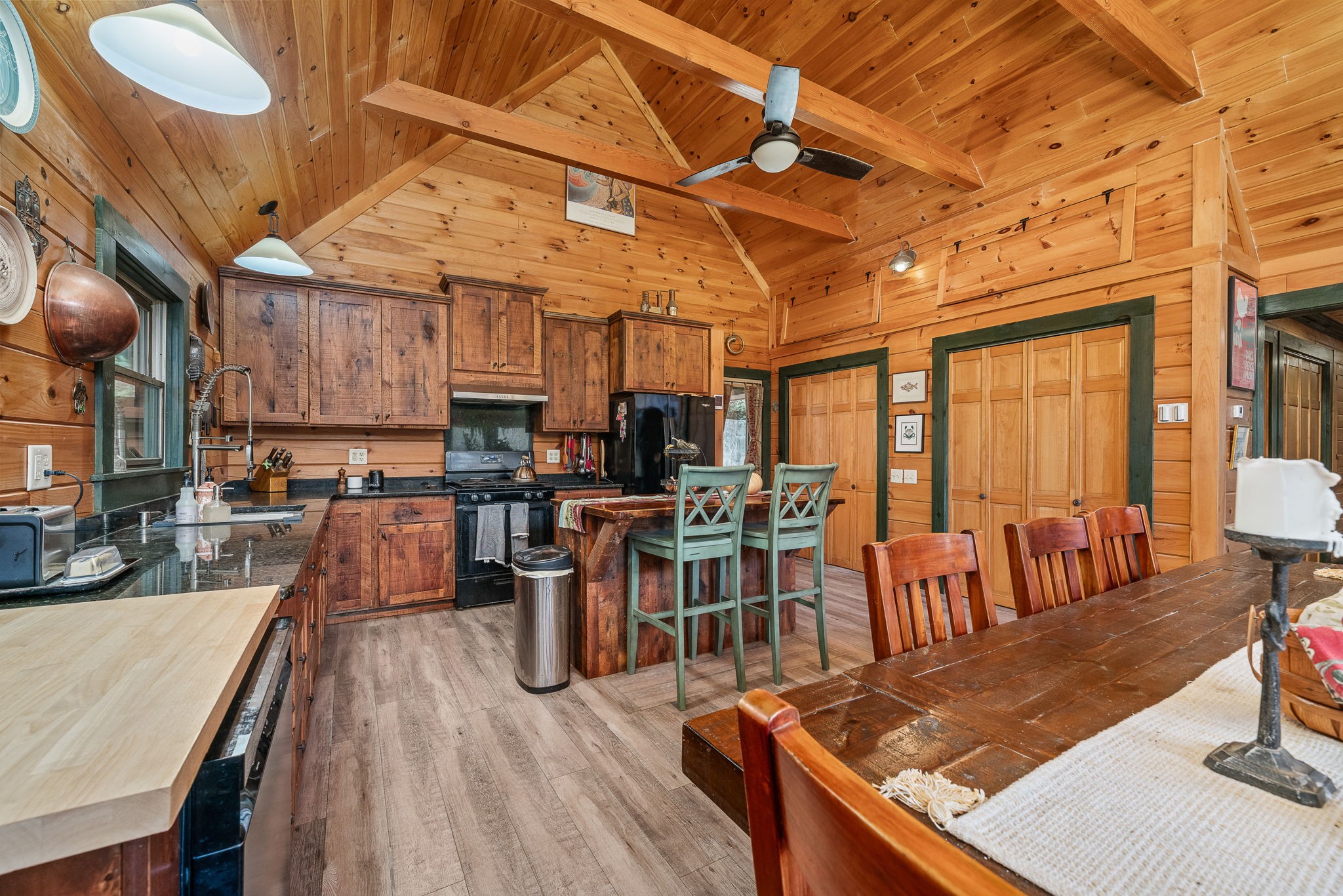 2087 Add Stafford Road Hilham, TN 38568 - Photo 6 of 43 a view of a dining room with furniture window and wooden floor