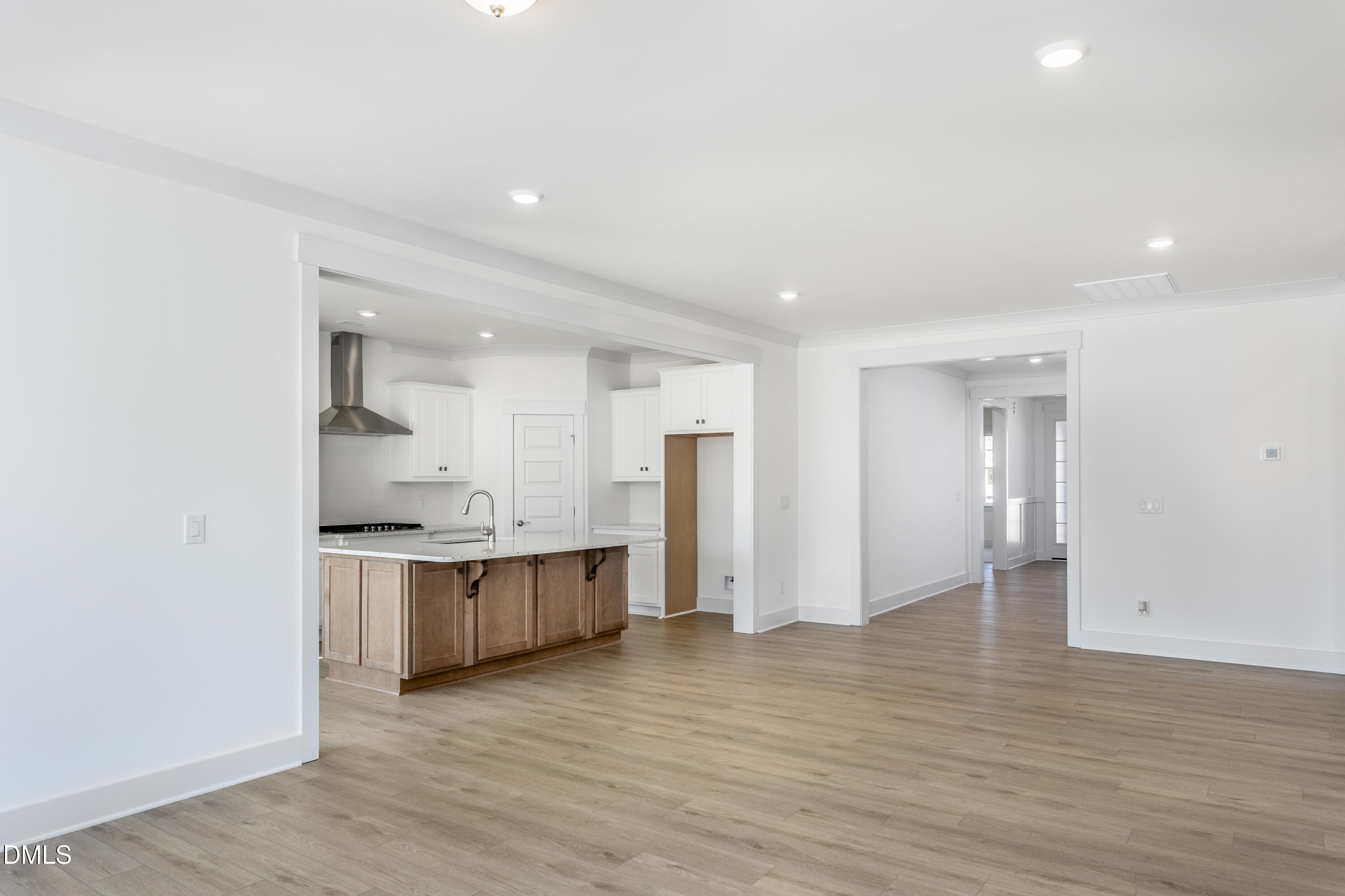 70 Slippery Elm Road Youngsville, NC 27596 - Photo 6 of 32 a view of kitchen with wooden floor