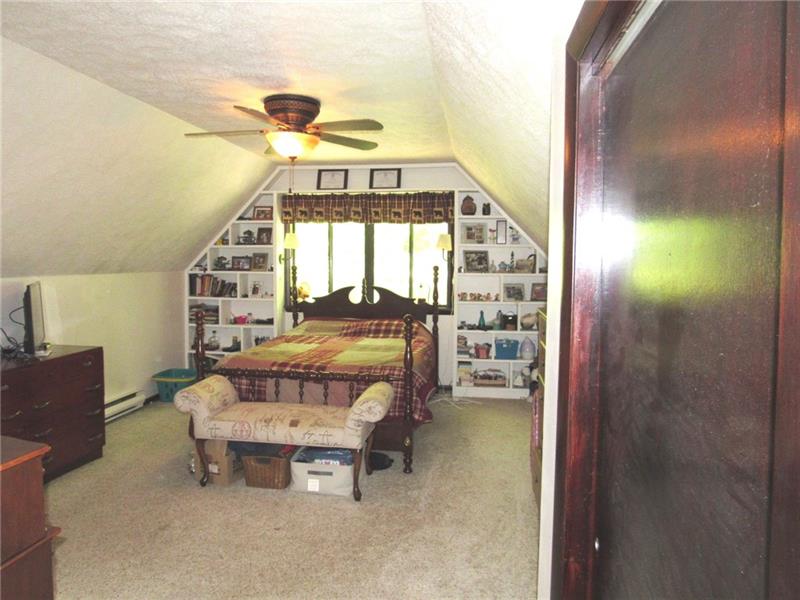 207 Clinton Road Normalville, PA 15469 - Photo 16 of 25 Master bedroom with another ceiling fan to help circulate the mountain air!