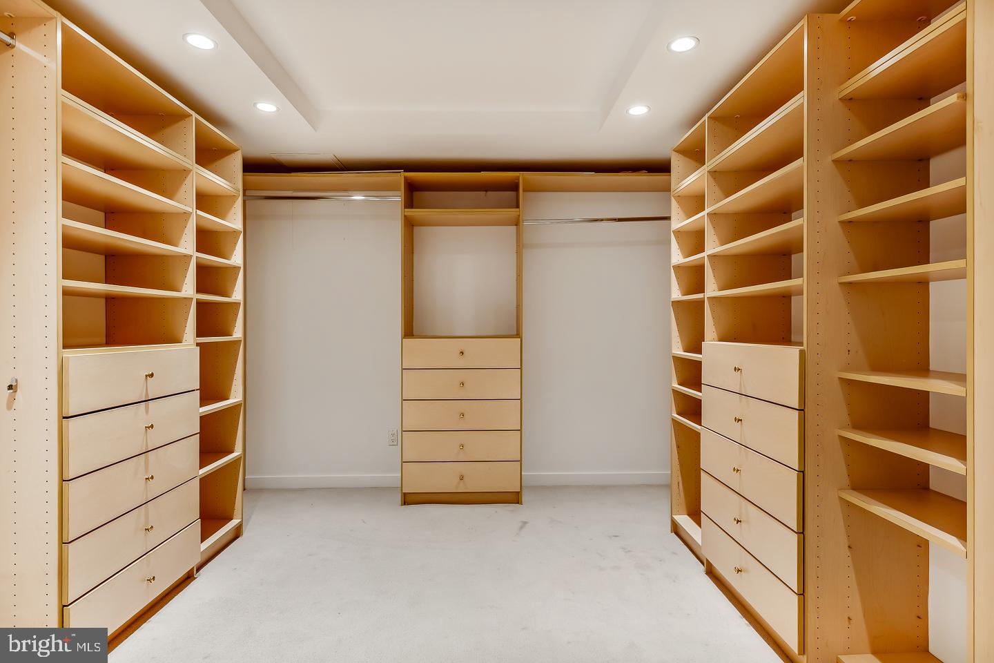 1820 Rittenhouse Square, Unit 1601 Philadelphia, PA 19103 - Photo 34 of 53 a view of walk in closet with empty racks