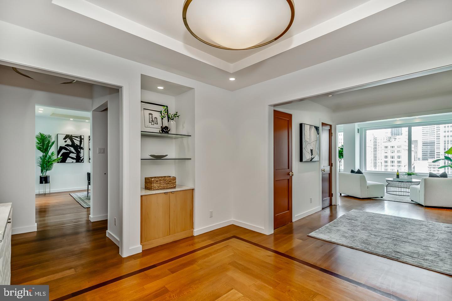 1820 Rittenhouse Square, Unit 1601 Philadelphia, PA 19103 - Photo 10 of 53 a view of living room and kitchen