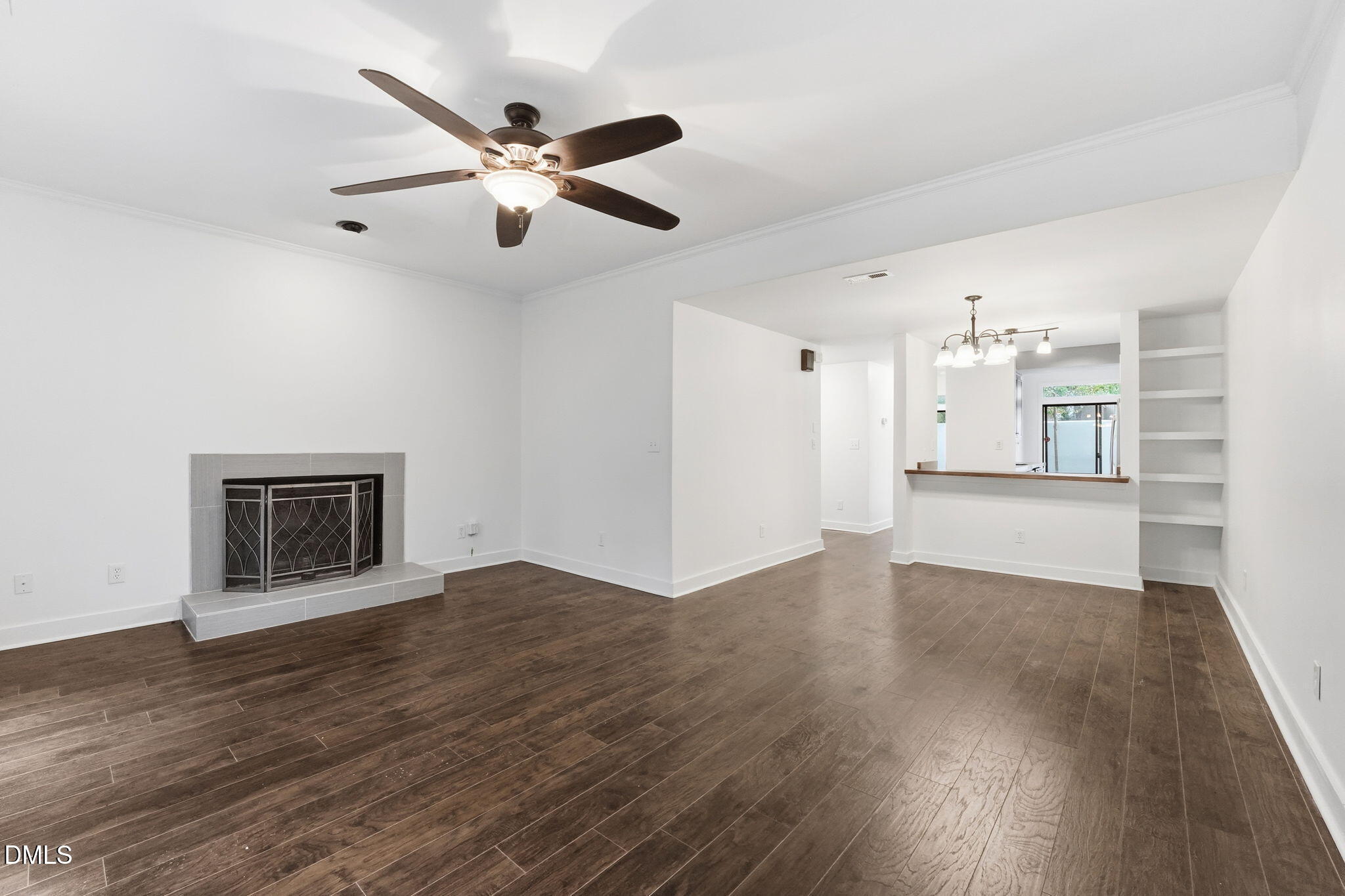 1 Vauxhall Place Chapel Hill, NC 27517 - Photo 11 of 25 a view of an empty room with window and wooden floor