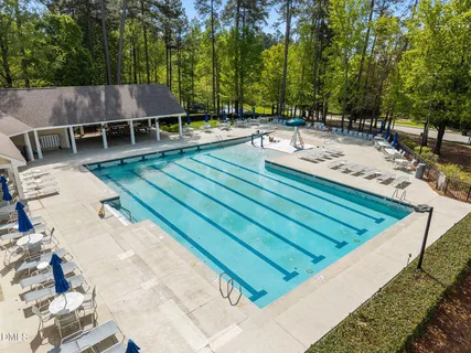 a view of outdoor space with seating