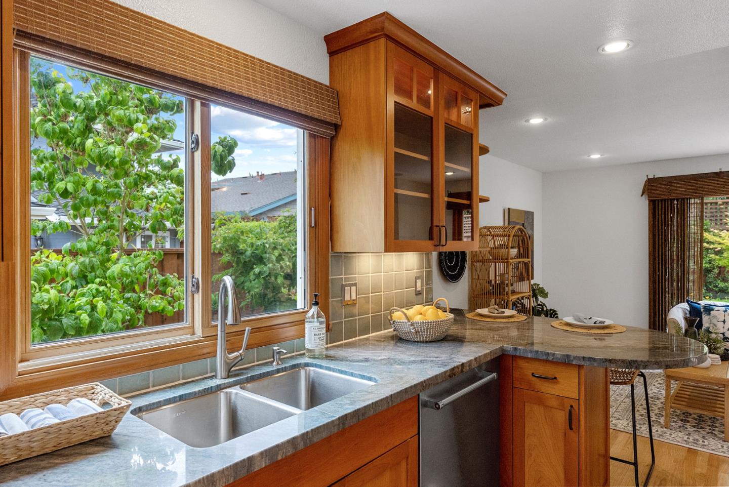 1817 Via Pacifica Aptos, CA 95003 - Photo 12 of 40 a kitchen with a sink and a large window