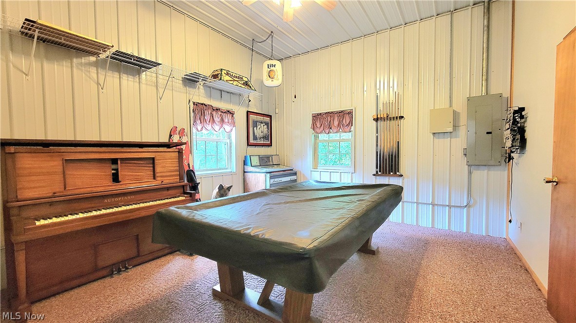 4325 Pleasant Ridge Road Marietta, OH 45750 - Photo 32 of 35 Recreation room with carpet floors and pool table