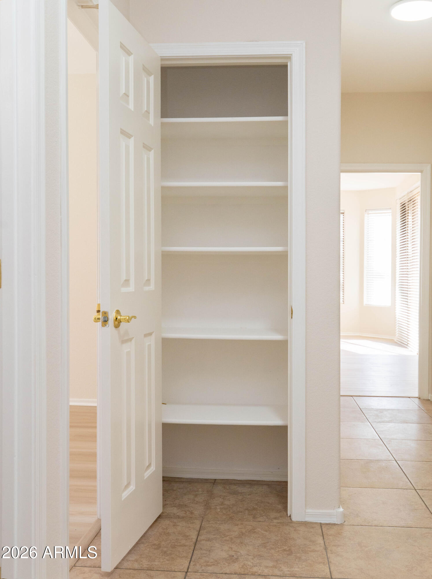 45633 West Mountain View Road Maricopa, AZ 85139 - Photo 48 of 78 a view of walk in closet with empty racks
