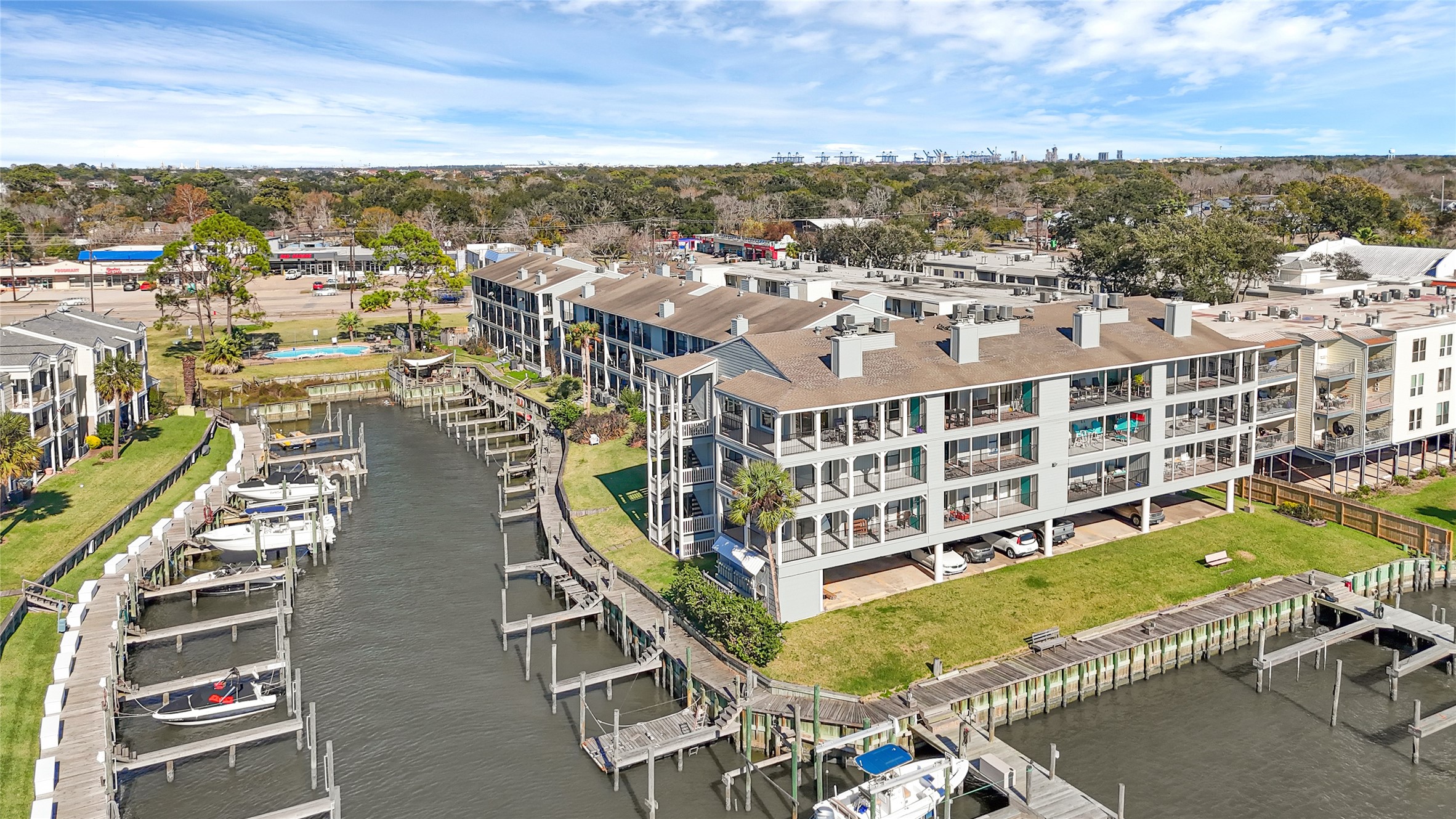 4011 NASA Road 1, Unit 406 El Lago, TX 77586 - Photo 20 of 23 a view of a city with tall buildings