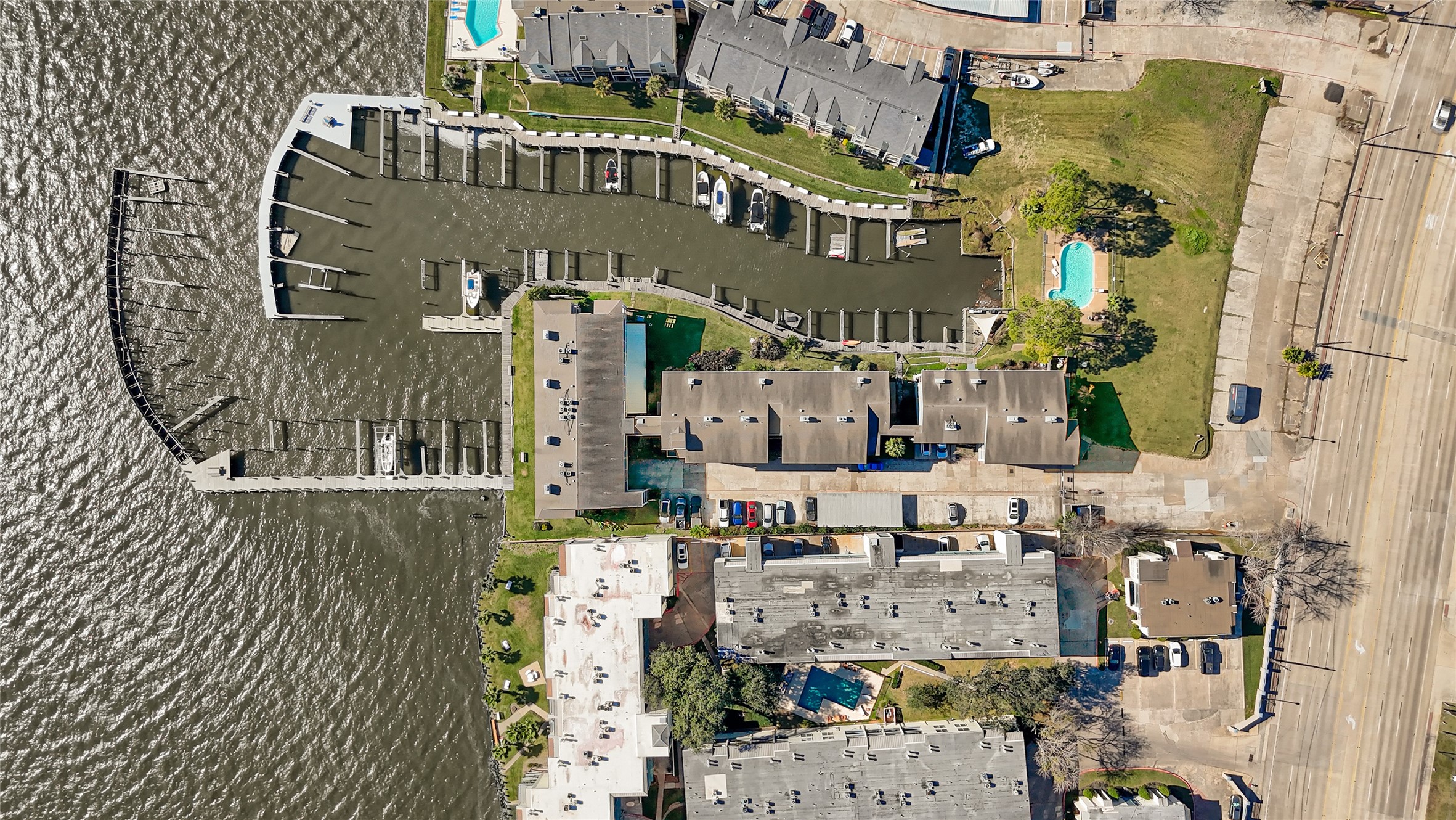 4011 NASA Road 1, Unit 406 El Lago, TX 77586 - Photo 21 of 23 a aerial view of multiple house