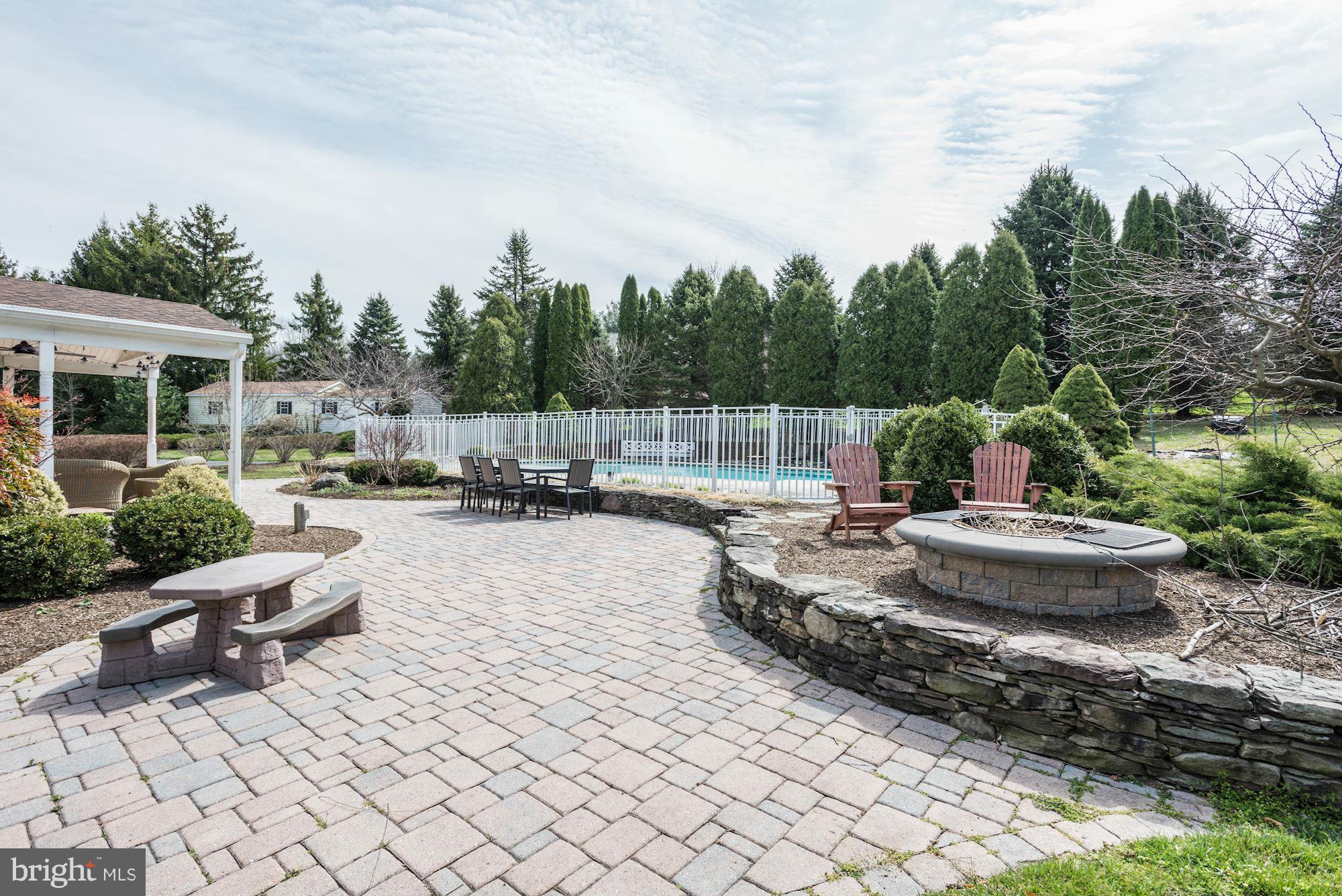 3001 Jackson Ridge Court Phoenix, MD 21131 - Photo 25 of 30 Fire Pit, Extensive Hardscape around pool area