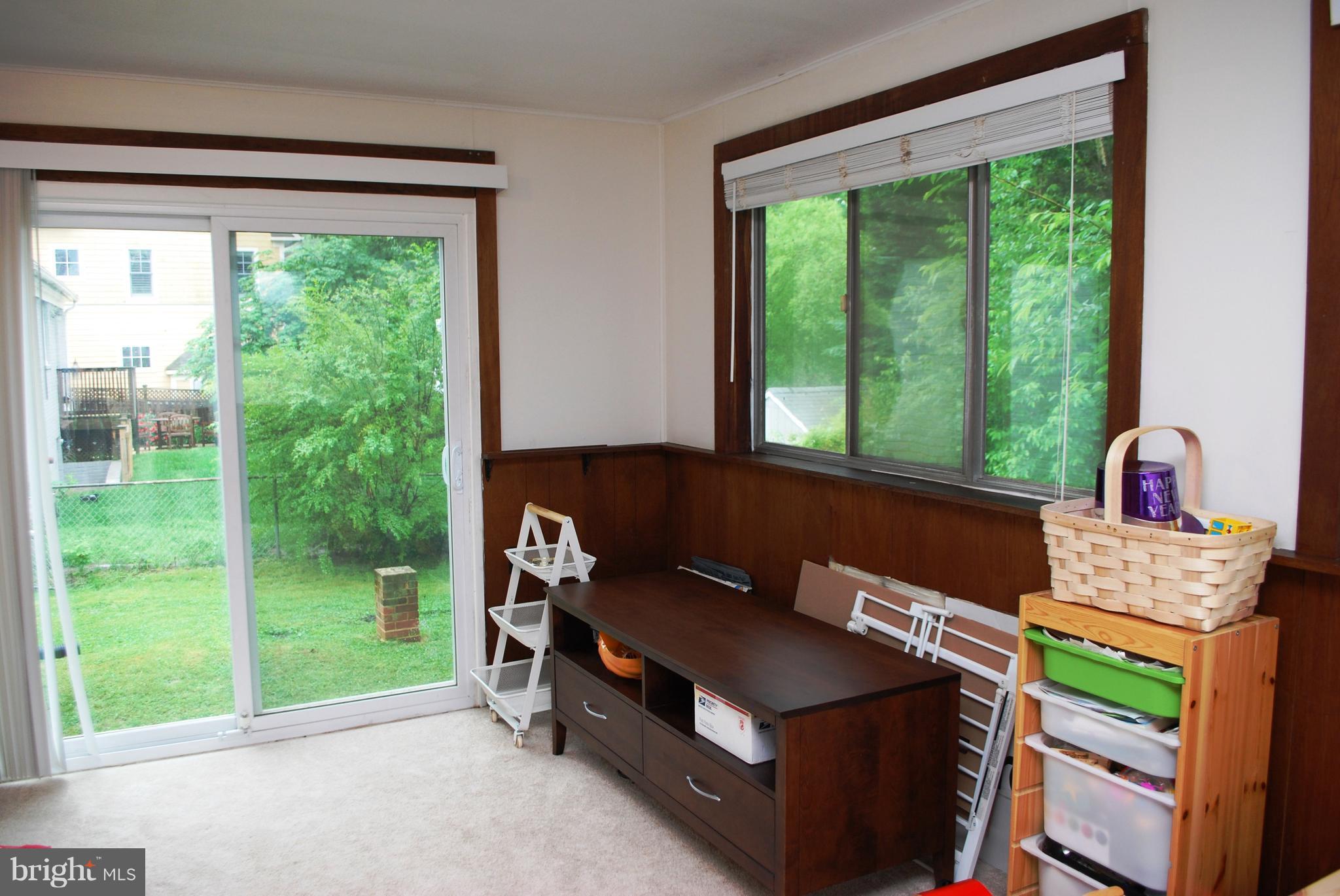 8716 Ridge Road Bethesda, MD 20817 - Photo 10 of 28 Family Room with Sliding Door to Backyard