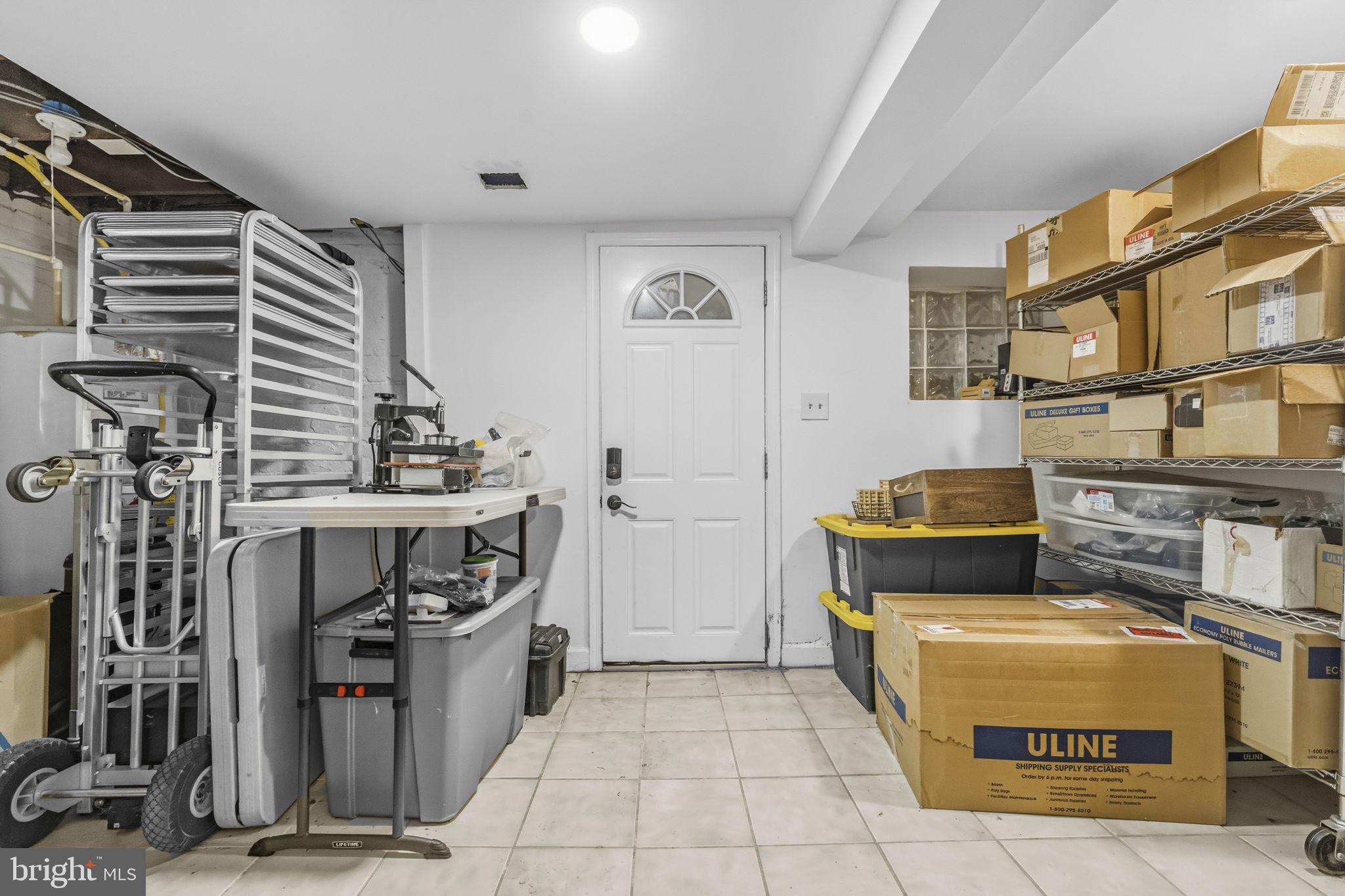 1824 3rd Street Northeast Washington, DC 20002 - Photo 27 of 30 Spacious storage area with organized boxes.